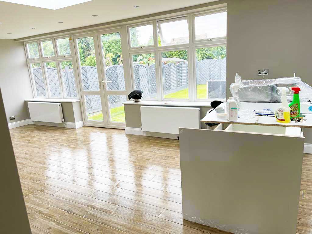 Property extension in a residential premises in New Denham